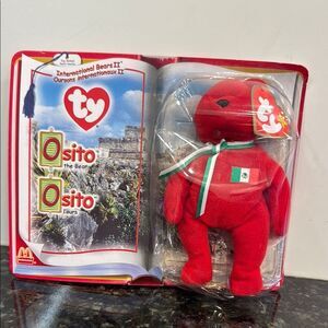 1999 Osito The Bear. International Bears II McDonalds. Teanie Beanie Babies TY